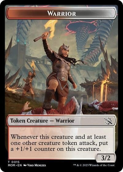 Warrior // Phyrexian Hydra (0012) Double-Sided Token, March of the Machine 15 // 12