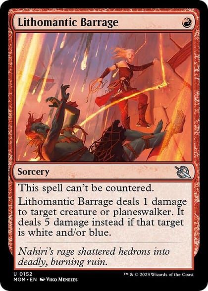Lithomantic Barrage, March of the Machine 152
