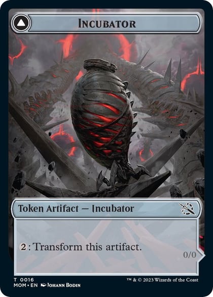 Incubator (0016) // Phyrexian (0016) Double-Sided Token, March of the Machine 16