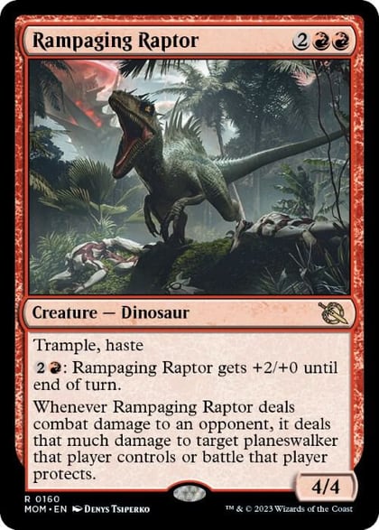 Rampaging Raptor, March of the Machine 160