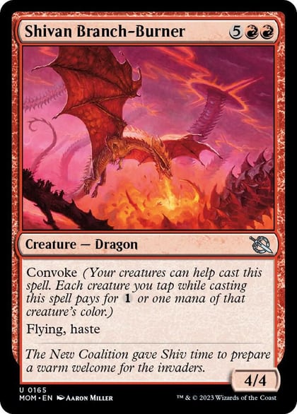 Shivan Branch-Burner, March of the Machine 165