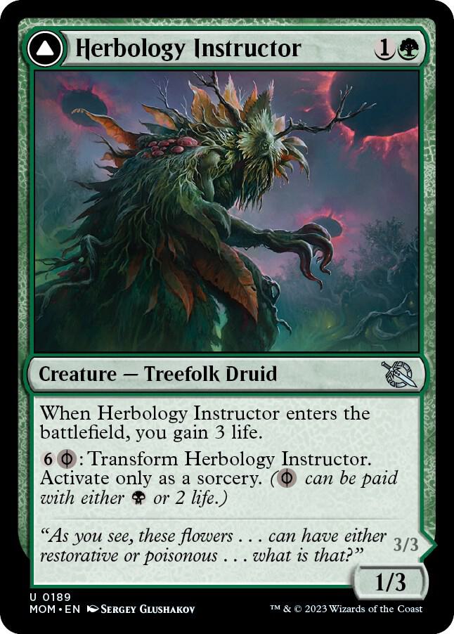 Herbology Instructor, March of the Machine 189