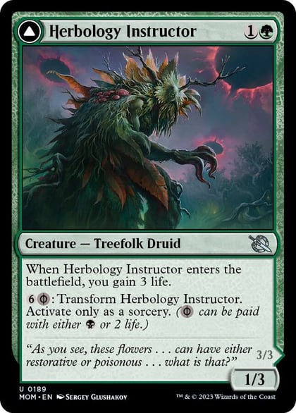 Herbology Instructor, March of the Machine 189