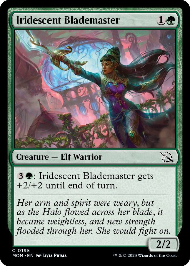 Iridescent Blademaster, March of the Machine 195