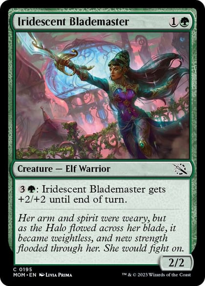 Iridescent Blademaster, March of the Machine 195