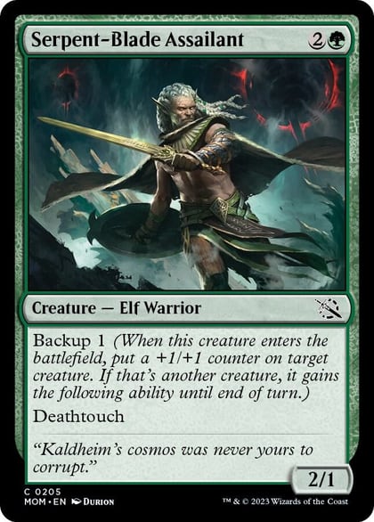 Serpent-Blade Assailant, March of the Machine 205