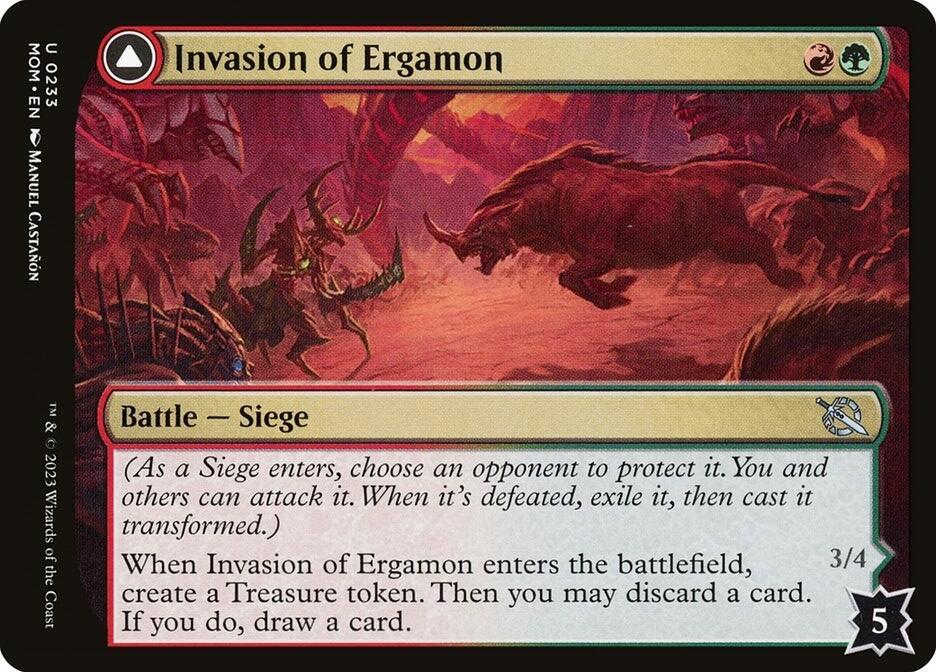 Invasion of Ergamon, March of the Machine 233