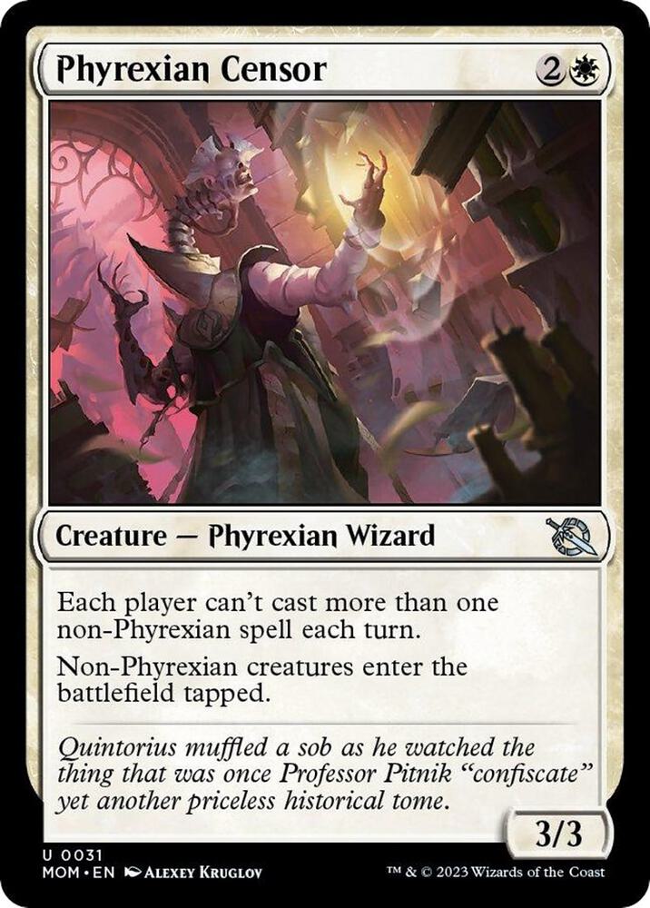 Phyrexian Censor, March of the Machine 31