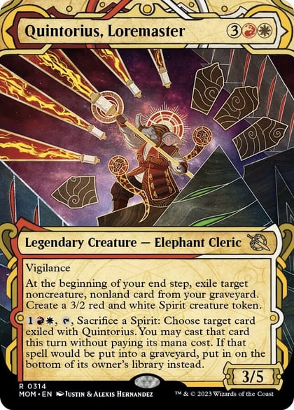 Quintorius, Loremaster (Showcase), March of the Machine 314