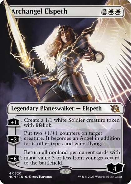 Archangel Elspeth (Borderless), March of the Machine 320
