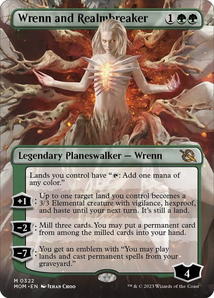 Wrenn and Realmbreaker (Borderless), March of the Machine 322