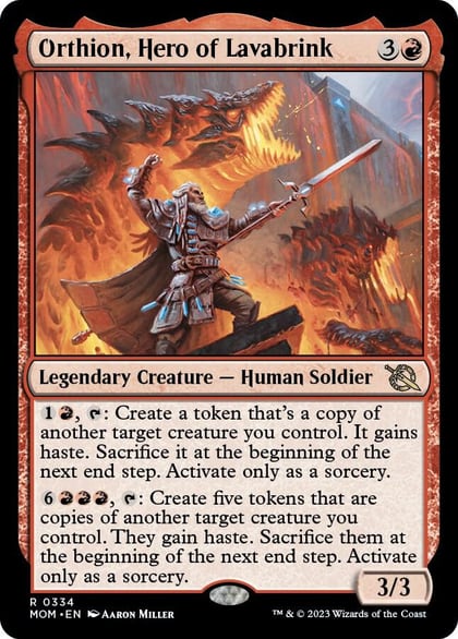 Orthion, Hero of Lavabrink, March of the Machine 334