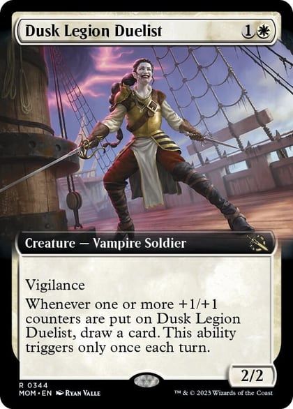 Dusk Legion Duelist (Extended Art), March of the Machine 344