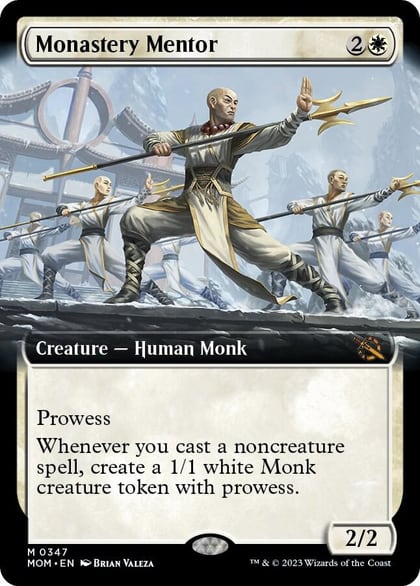 Monastery Mentor (Extended Art), March of the Machine 347