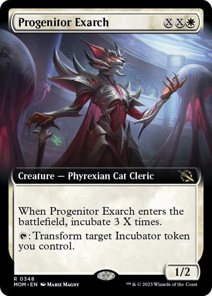 Progenitor Exarch (Extended Art), March of the Machine 348