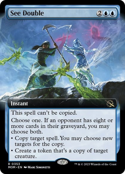 See Double (Extended Art), March of the Machine 353