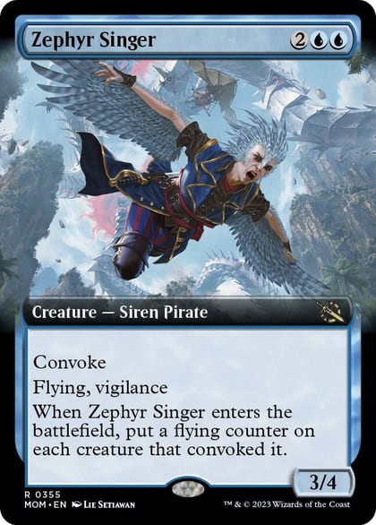 Zephyr Singer (Extended Art), March of the Machine 355