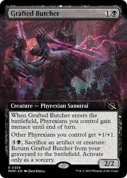 Grafted Butcher (Extended Art), March of the Machine 359