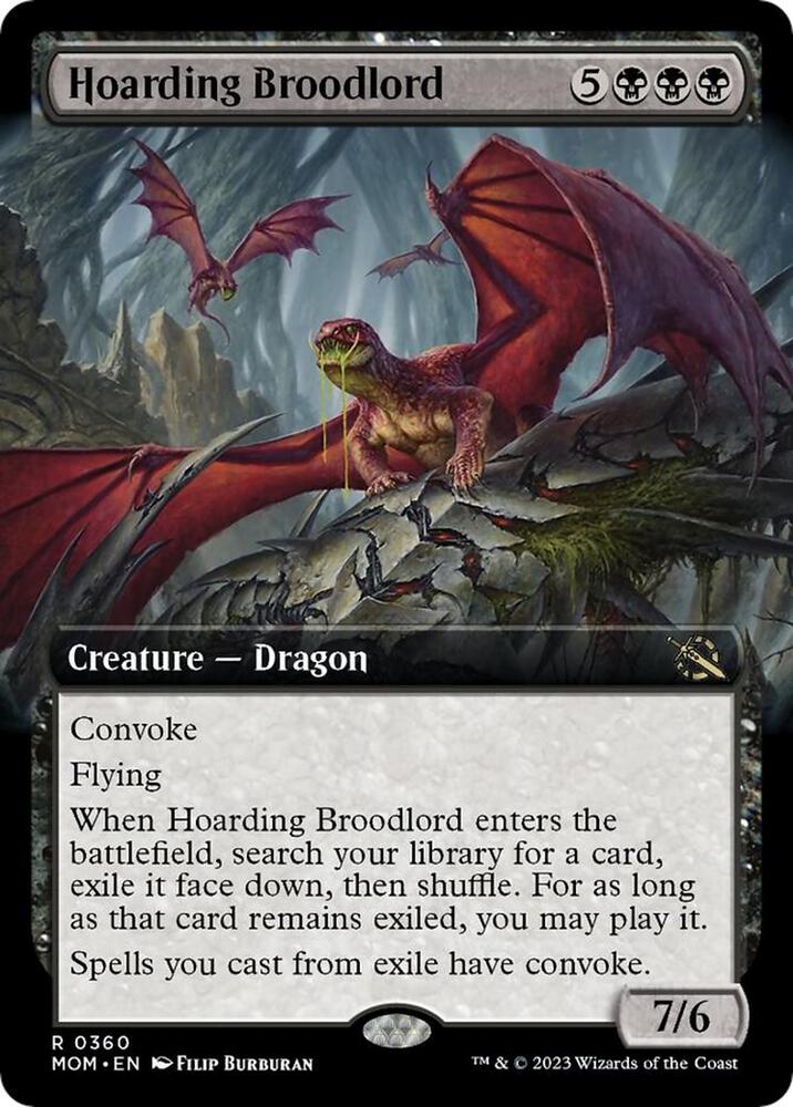 Hoarding Broodlord (Extended Art), March of the Machine 360