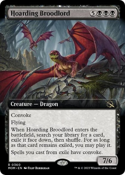 Hoarding Broodlord (Extended Art), March of the Machine 360