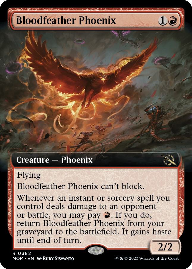 Bloodfeather Phoenix (Extended Art), March of the Machine 362