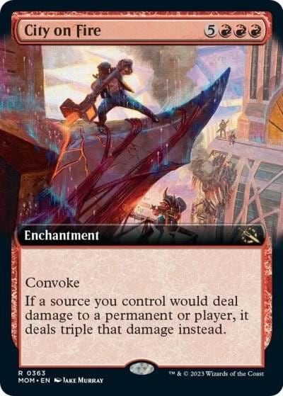 City on Fire (Extended Art), March of the Machine 363
