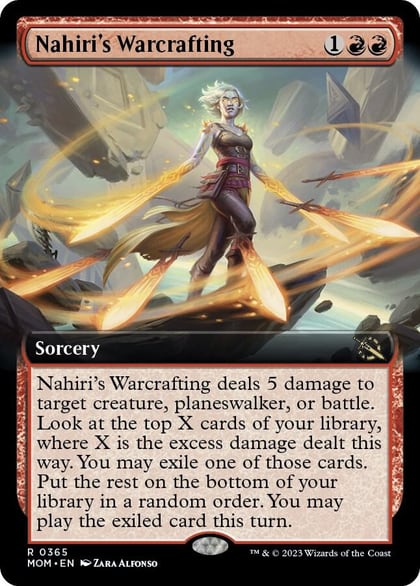 Nahiri's Warcrafting (Extended Art), March of the Machine 365