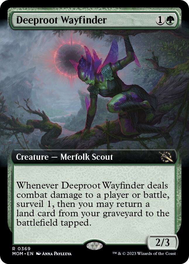 Deeproot Wayfinder (Extended Art), March of the Machine 369