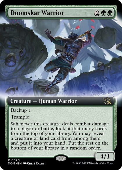 Doomskar Warrior (Extended Art), March of the Machine 370