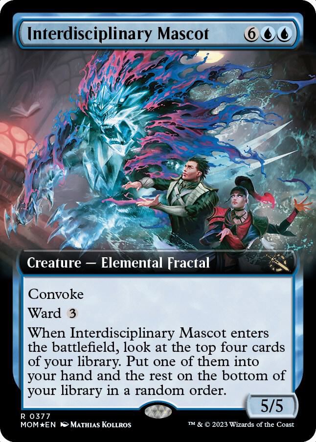 Interdisciplinary Mascot (Extended Art), March of the Machine 377
