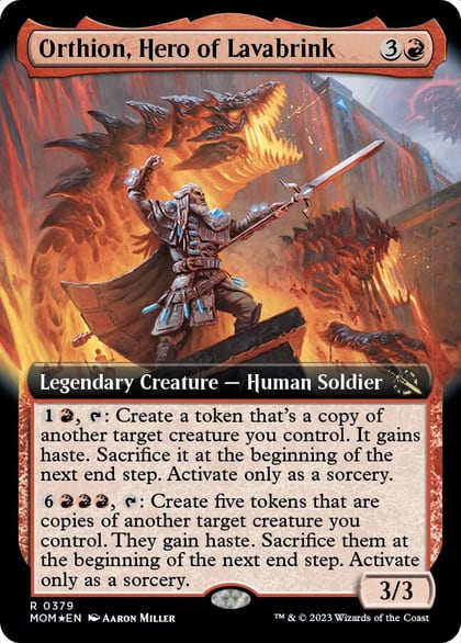 Orthion, Hero of Lavabrink (Extended Art), March of the Machine 379