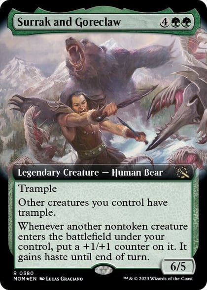 Surrak and Goreclaw (Extended Art), March of the Machine 380