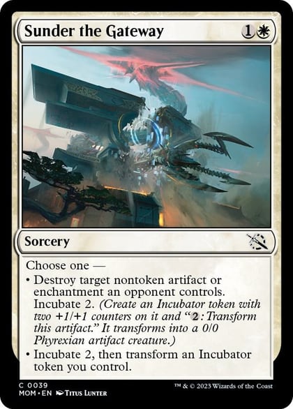 Sunder the Gateway, March of the Machine 39