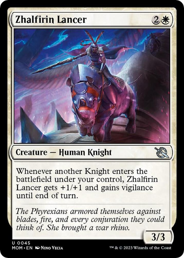 Zhalfirin Lancer, March of the Machine 45