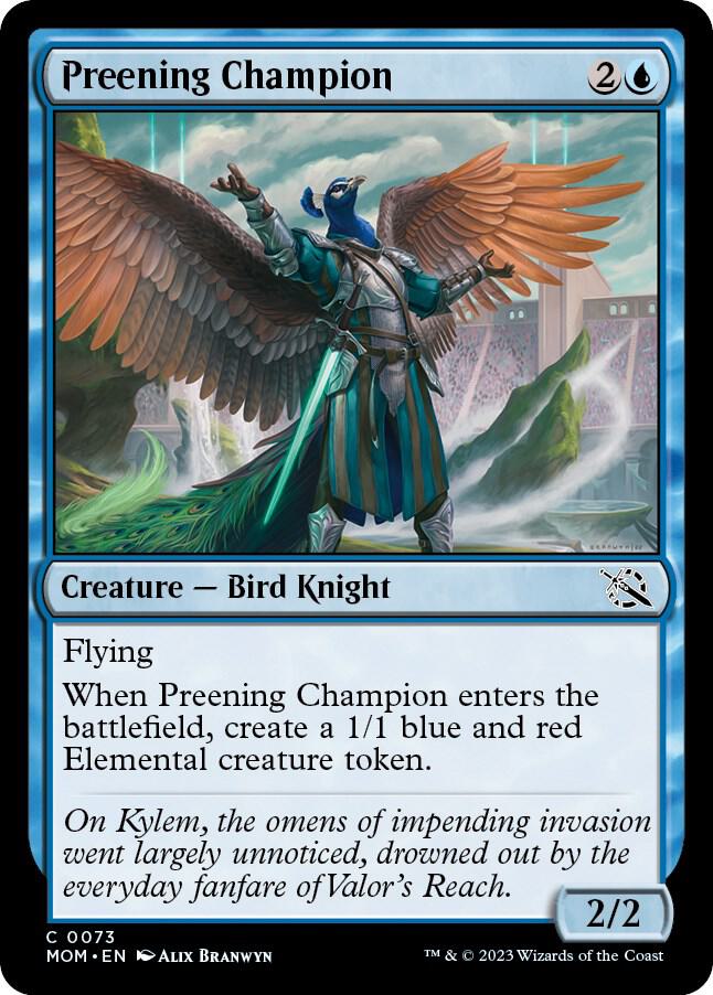 Preening Champion, March of the Machine 73