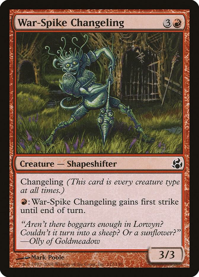 War-Spike Changeling, Morningtide 112