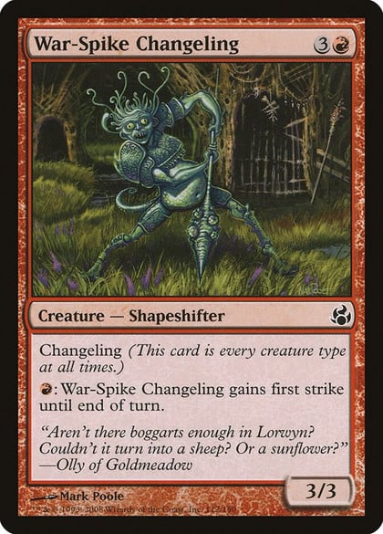 War-Spike Changeling, Morningtide 112
