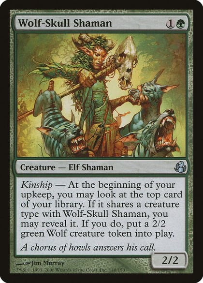 Wolf-Skull Shaman, Morningtide 140