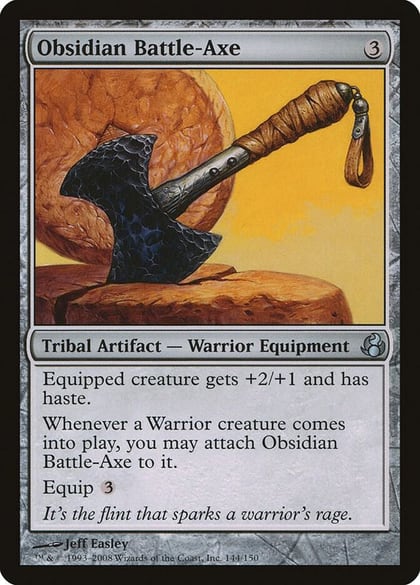 Obsidian Battle-Axe, Morningtide 144