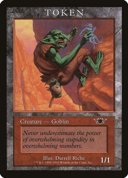 Goblin Token (LGN), Magic Player Rewards #78623