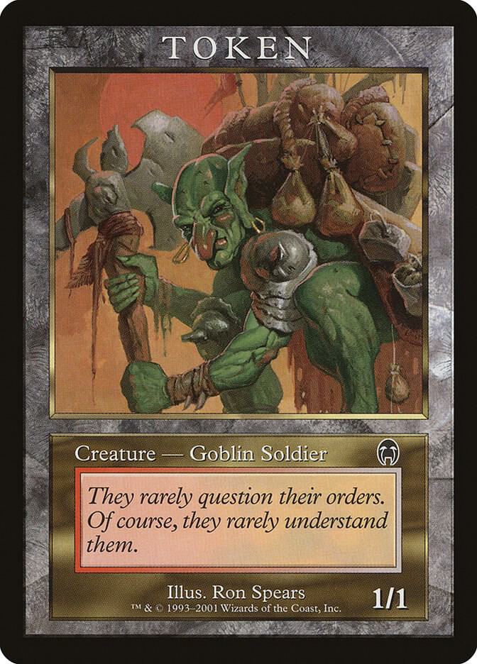 Goblin Soldier Token (APC), Magic Player Rewards #78624