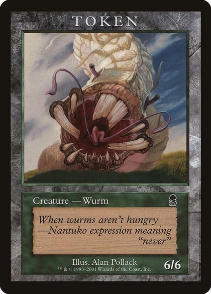 Wurm Token (ODY), Magic Player Rewards #78635