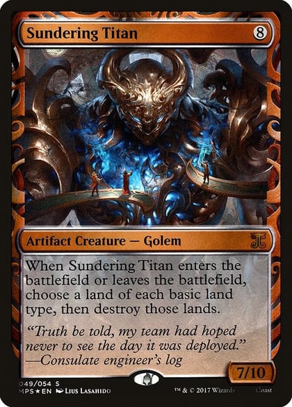 Sundering Titan, Masterpiece Series: Kaladesh Inventions 49
