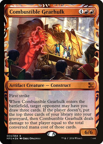 Combustible Gearhulk, Masterpiece Series: Kaladesh Inventions 4