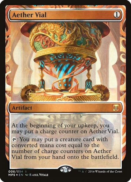 Aether Vial, Masterpiece Series: Kaladesh Inventions 6