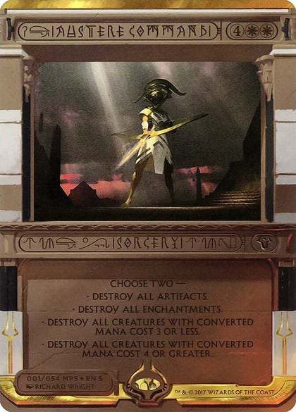 Austere Command, Masterpiece Series: Amonkhet Invocations 1