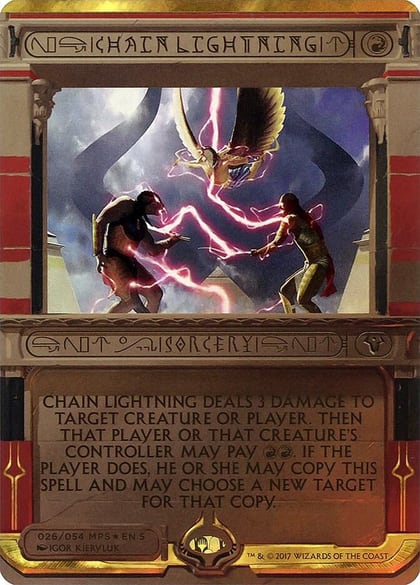 Chain Lightning, Masterpiece Series: Amonkhet Invocations 26