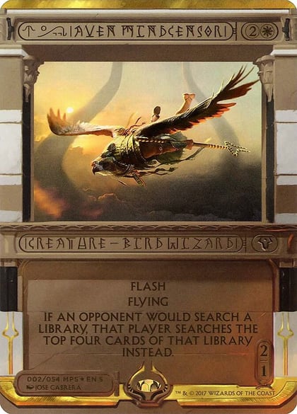 Aven Mindcensor, Masterpiece Series: Amonkhet Invocations 2