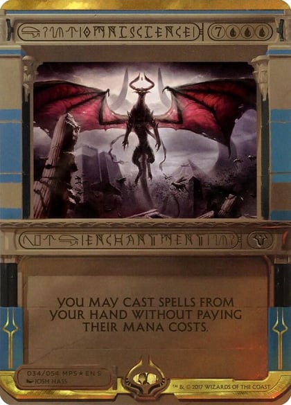 Omniscience, Masterpiece Series: Amonkhet Invocations 34