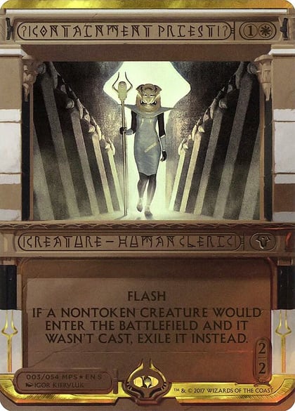 Containment Priest, Masterpiece Series: Amonkhet Invocations 3
